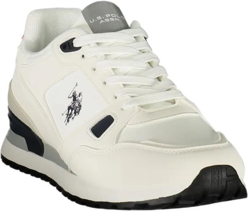 U.S. POLO ASSN. logo-patch sneakers Wit - Foto 3