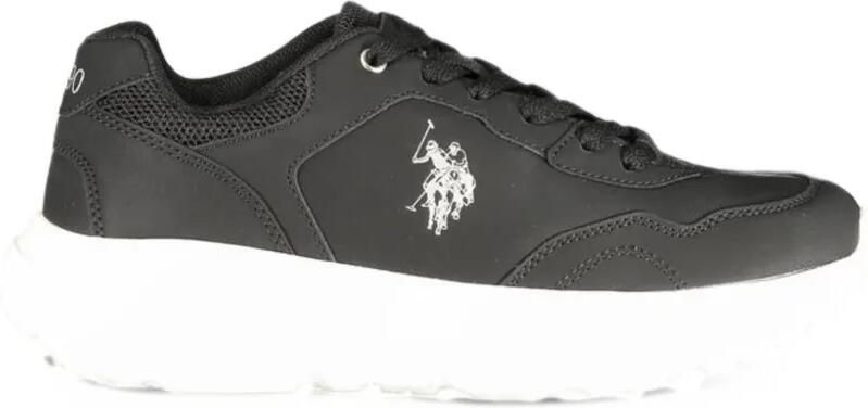 U.S. POLO ASSN. logo-print chunky sneakers Zwart