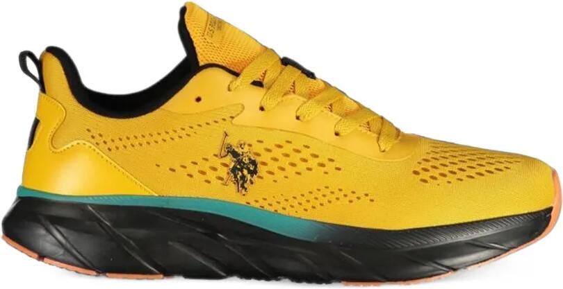 U.S. POLO ASSN. logo-print mesh-panel sneakers Oranje