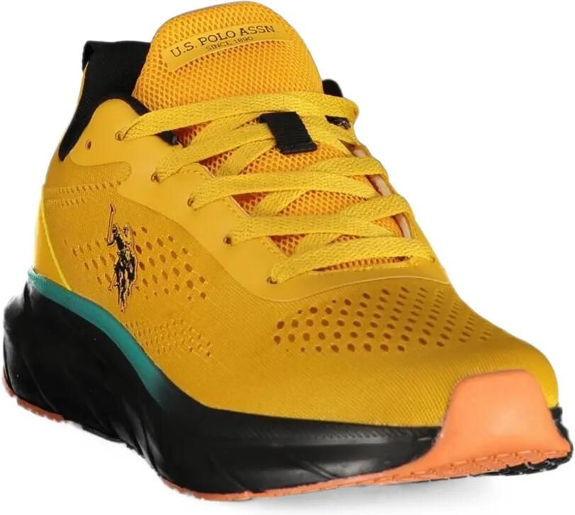 U.S. POLO ASSN. logo-print mesh-panel sneakers Oranje - Foto 3