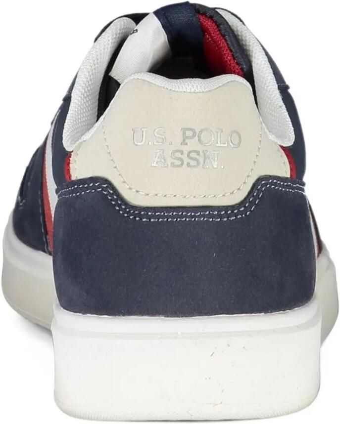 U.S. POLO ASSN. logo-print striped sneakers Blauw - Foto 2