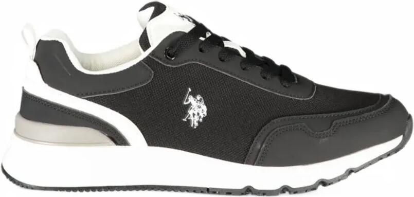 U.S. POLO ASSN. mesh-panel low-top sneakers Zwart