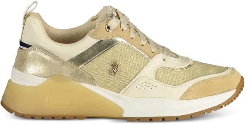U.S. POLO ASSN. Metallic sneakers Goud