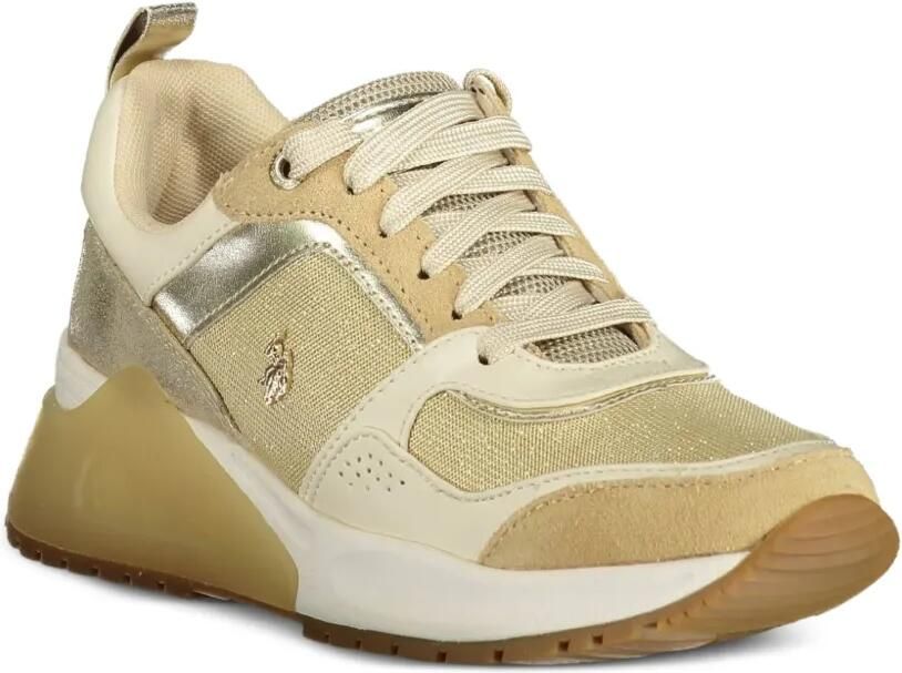 U.S. POLO ASSN. Metallic sneakers Goud - Foto 2