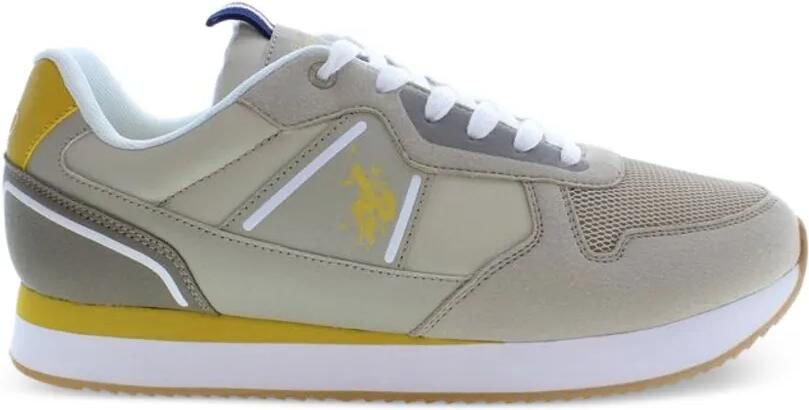 U.S. POLO ASSN. Nobil sneakers met logopatch Beige