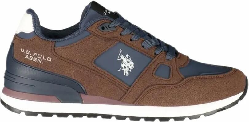 U.S. POLO ASSN. panelled logo-patch sneakers Bruin