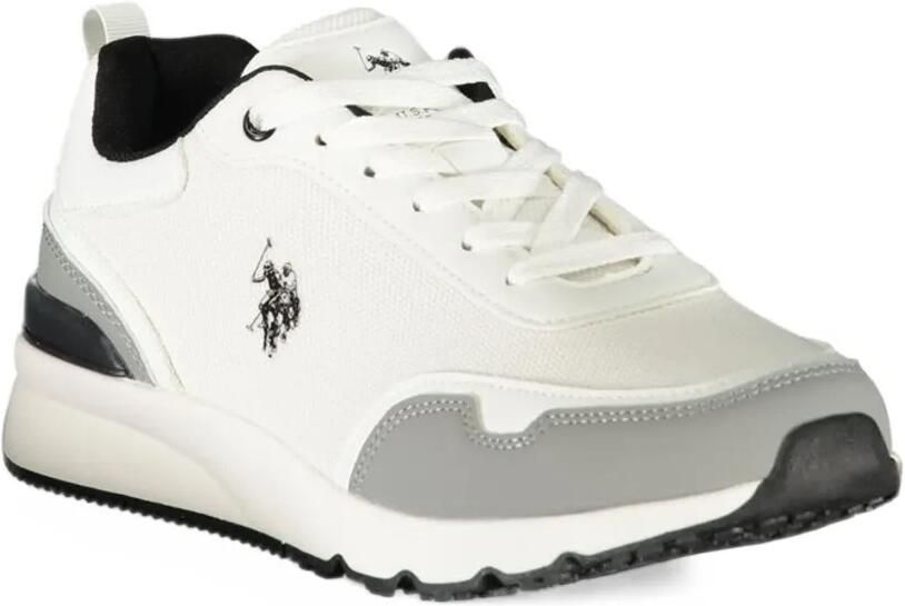 U.S. POLO ASSN. Sneakers met logopatch Wit