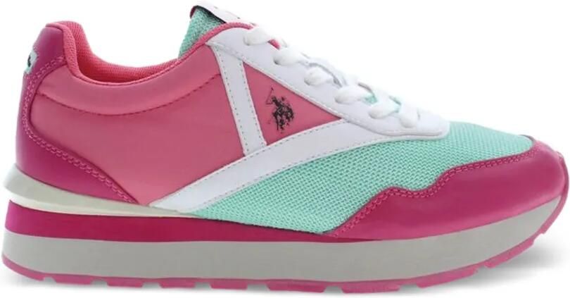 U.S. POLO ASSN. Sneakers met colourblocking Roze