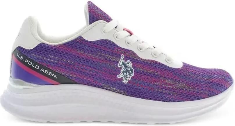U.S. POLO ASSN. Sneakers met logodetail Paars