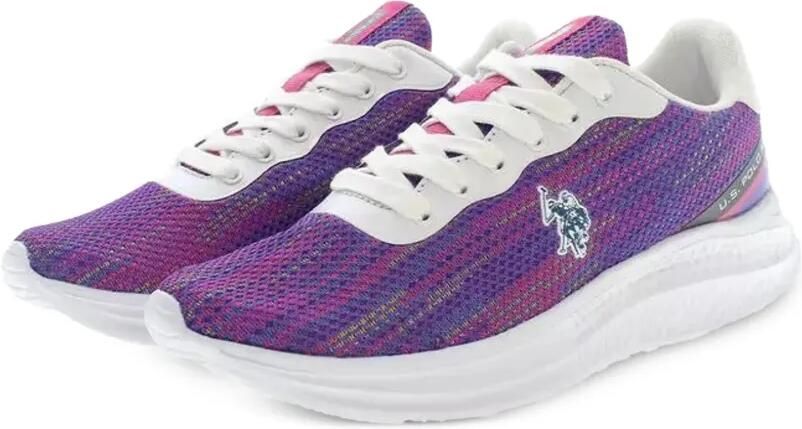 U.S. POLO ASSN. Sneakers met logodetail Paars - Foto 3
