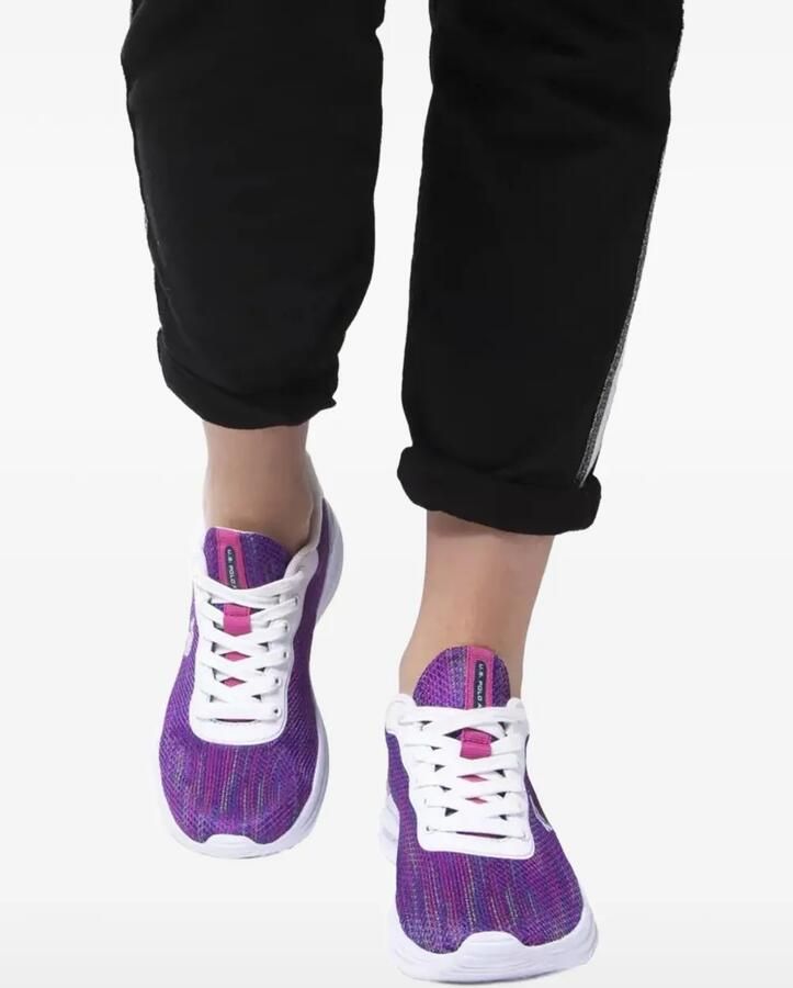 U.S. POLO ASSN. Sneakers met logodetail Paars - Foto 2