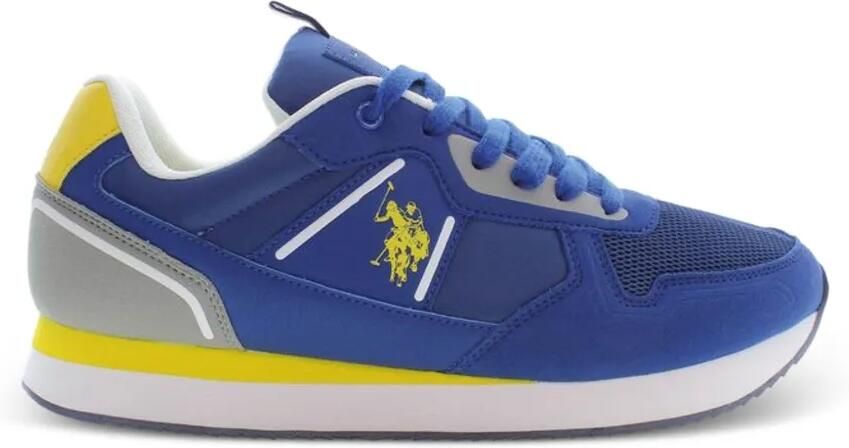U.S. POLO ASSN. Sneakers met logopatch Blauw