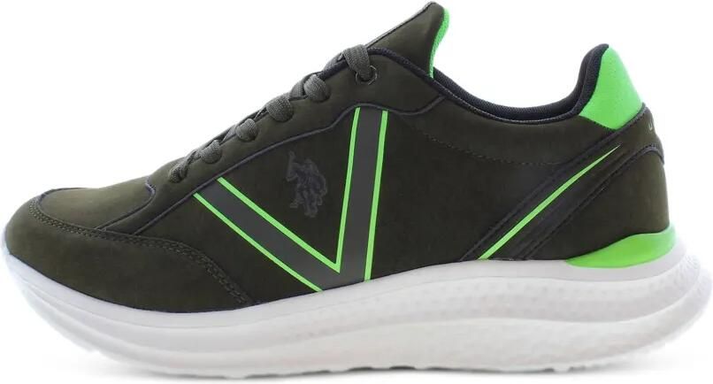 U.S. POLO ASSN. Sneakers met logopatch Groen - Foto 3