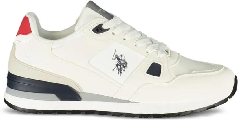 U.S. POLO ASSN. Sneakers met logopatch Wit