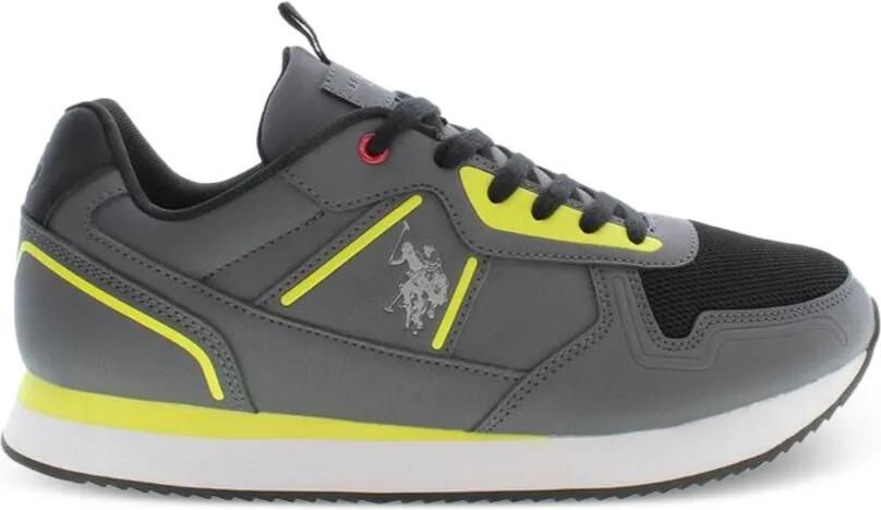 U.S. POLO ASSN. Sneakers met vlakken en logoprint Grijs