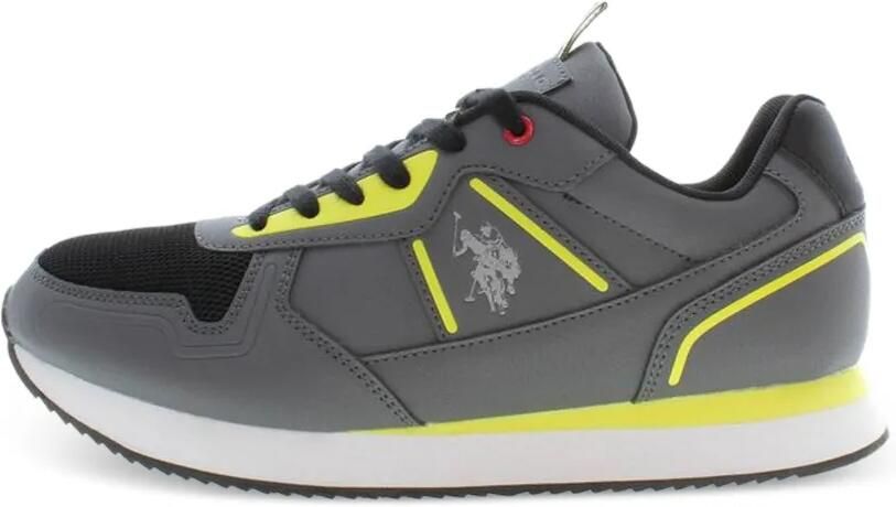 U.S. POLO ASSN. Sneakers met vlakken en logoprint Grijs - Foto 3