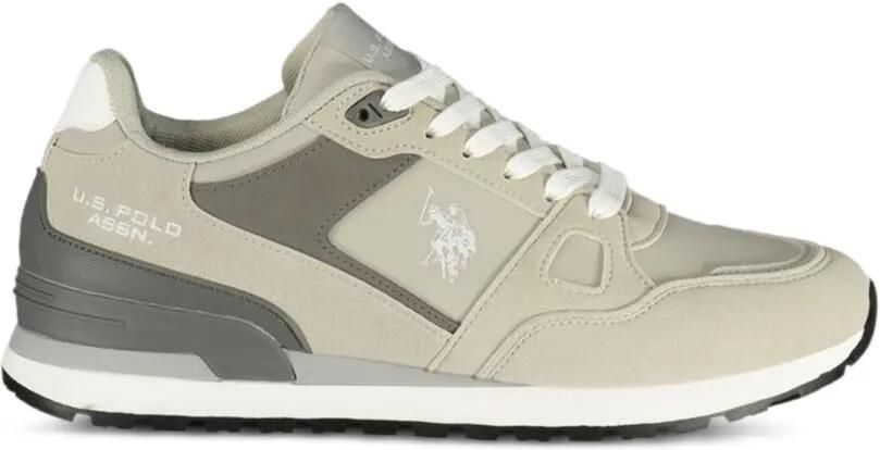 U.S. POLO ASSN. Sneakers met vlakken en logoprint Grijs