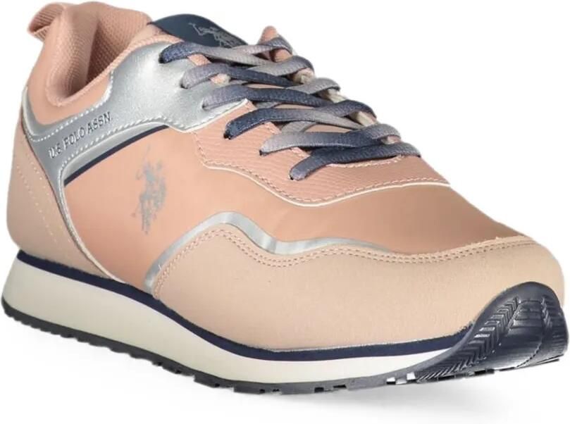 U.S. POLO ASSN. Sneakers met vlakken en logoprint Roze - Foto 2