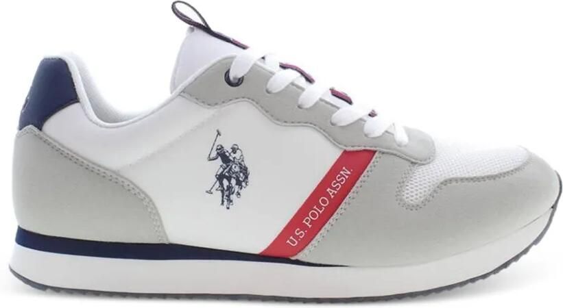 U.S. POLO ASSN. Sneakers met vlakken Wit