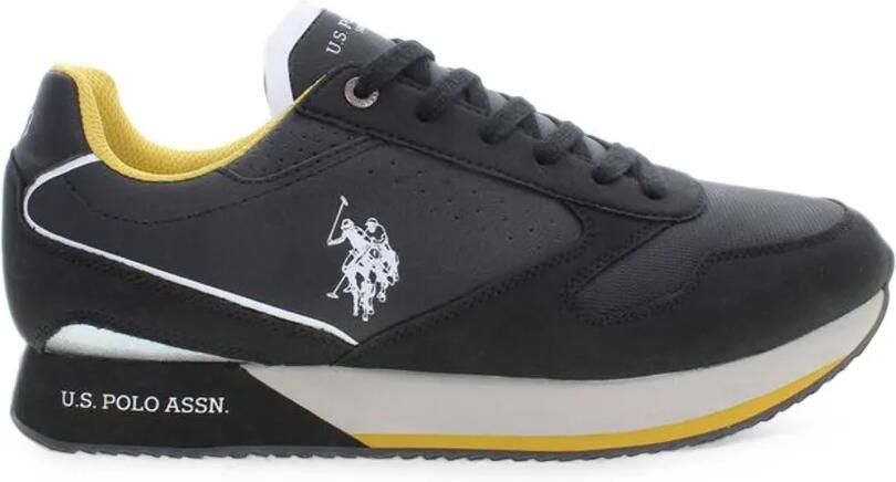 U.S. POLO ASSN. Sneakers met vlakken Zwart
