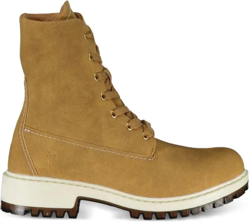 U.S. POLO ASSN. Veterlaarzen met logodetail Beige
