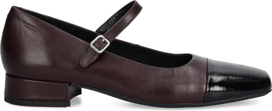 VAGABOND 25 mm Debbi pumps met contrasterende neus en bandje Bruin