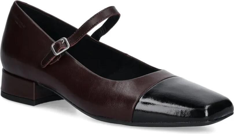 VAGABOND 25 mm Debbi pumps met contrasterende neus en bandje Bruin - Foto 3