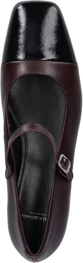 VAGABOND 25 mm Debbi pumps met contrasterende neus en bandje Bruin - Foto 4
