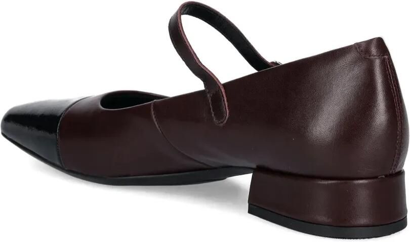 VAGABOND 25 mm Debbi pumps met contrasterende neus en bandje Bruin - Foto 2