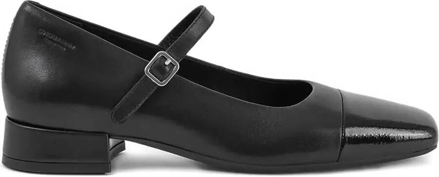 VAGABOND 25 mm Debbi pumps met vierkante neus en gesp Zwart