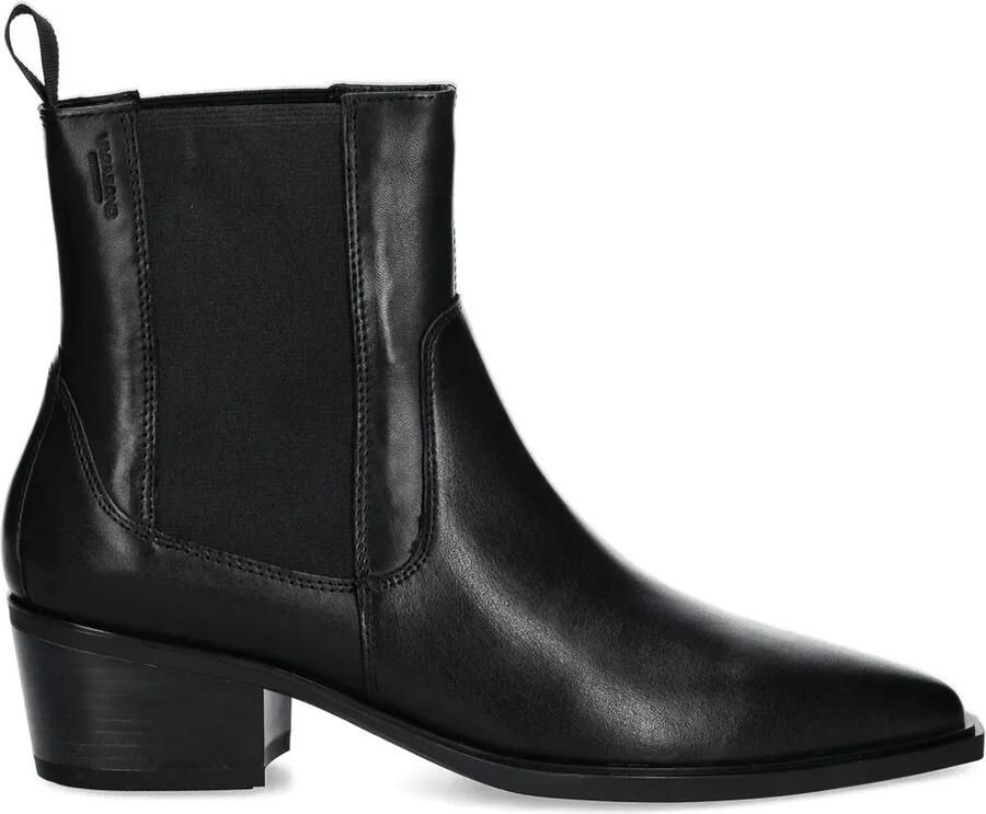 VAGABOND 40 mm Kelsey laarzen met puntige neus en hak Zwart