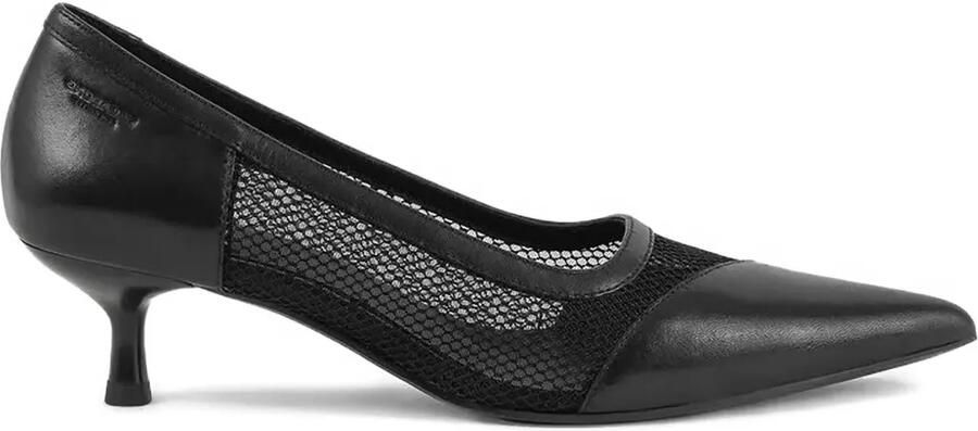VAGABOND 47 mm Lykke leren pumps met mesh Zwart