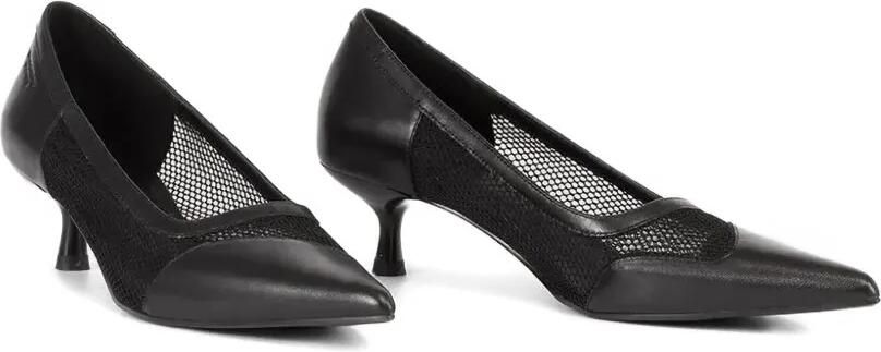 VAGABOND 47 mm Lykke leren pumps met mesh Zwart - Foto 2