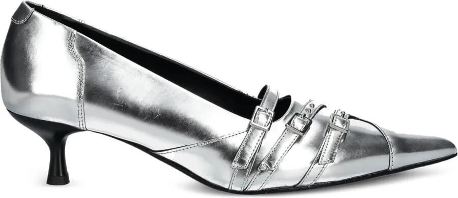 VAGABOND 50 mm Lykke pumps met puntige neus en gesp Zilver