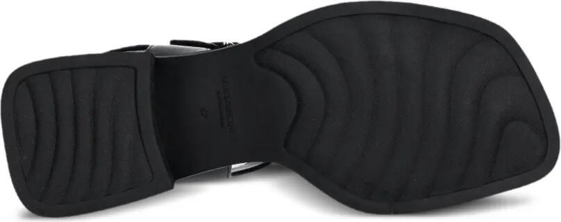 VAGABOND 53 mm Ines sandalen met blokhak en gespdetail Zwart - Foto 5