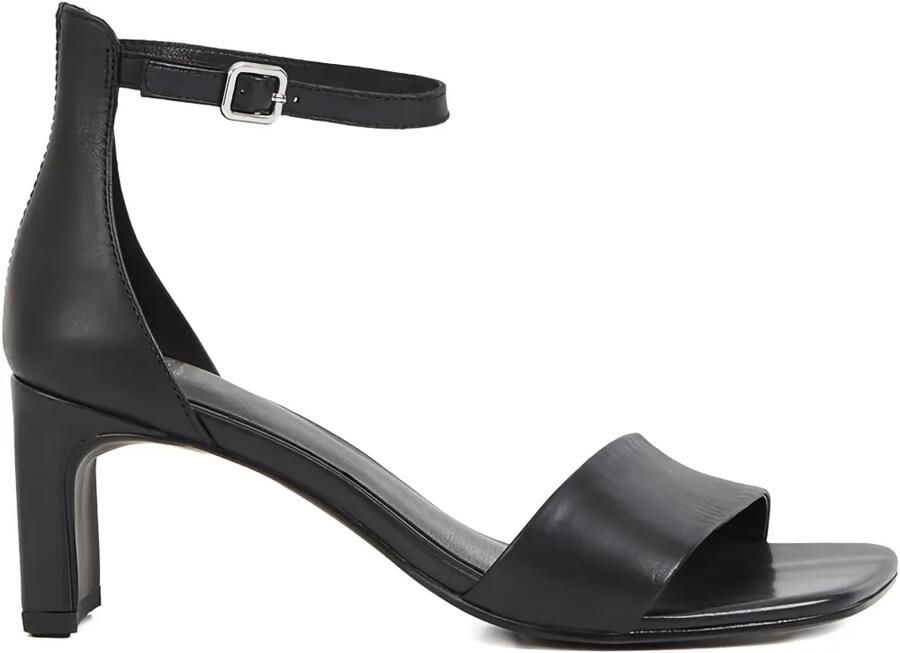 VAGABOND 75 mm sandalen met enkelbandje Zwart