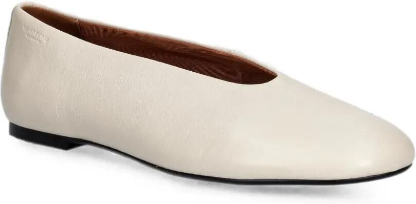 VAGABOND Aleya leren ballerina's met ronde neus Beige - Foto 2