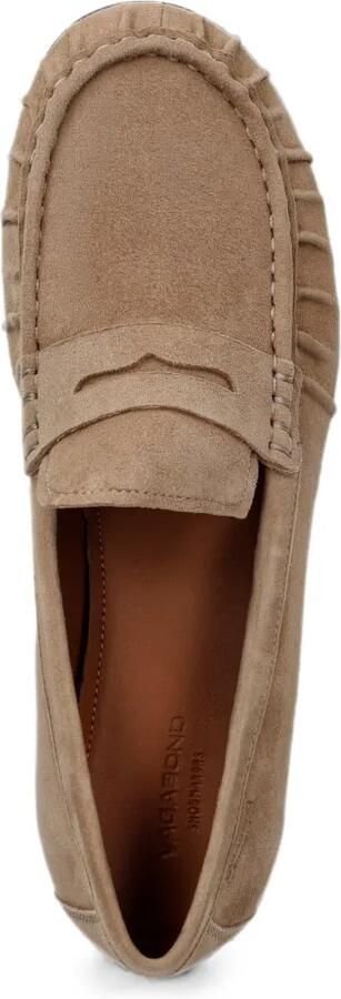 VAGABOND Aleya penny loafers met ruches Beige - Foto 4