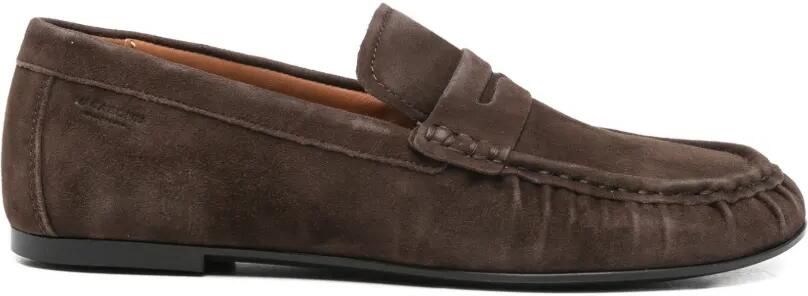 VAGABOND Aleya suède penny loafers Bruin