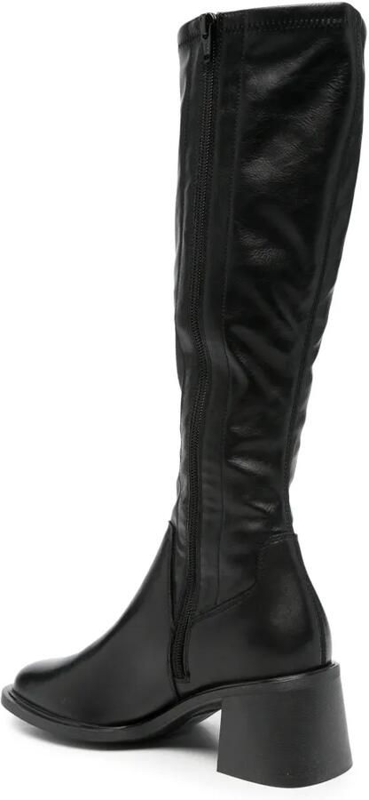 VAGABOND block-heel leather boots Zwart - Foto 3
