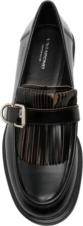 VAGABOND buckled fringed loafers Zwart - Foto 4
