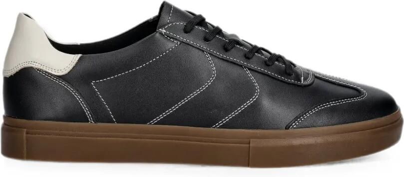 VAGABOND Cody leren sneakers met contrasterende stiksels Zwart