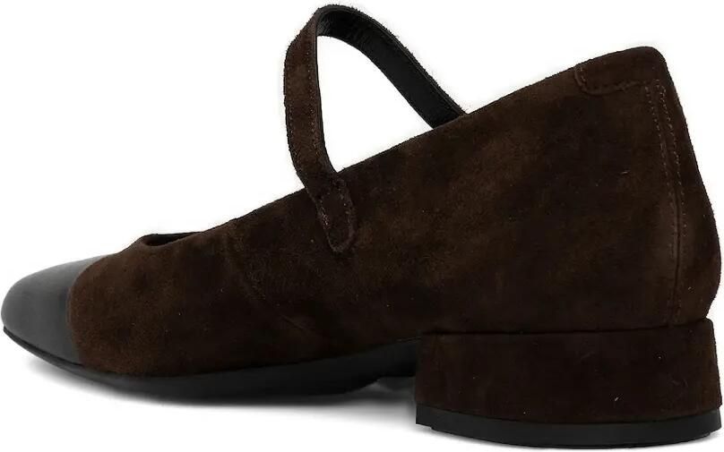 VAGABOND Debbi pumps met gespbandje en vierkante neus Bruin - Foto 2