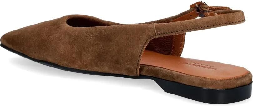VAGABOND Delia slingback ballerina's met vierkante neus Bruin - Foto 3
