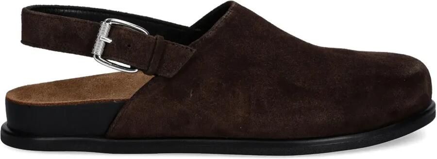 VAGABOND Effie slingback muiltjes met gespsluiting Bruin
