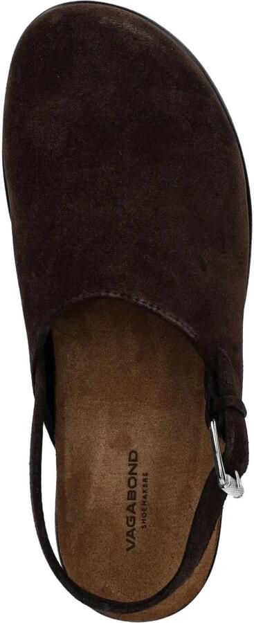 VAGABOND Effie slingback muiltjes met gespsluiting Bruin - Foto 2