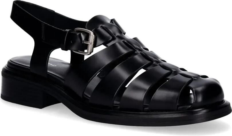 VAGABOND Ellis gekooide sandalen met gespsluiting Zwart - Foto 2