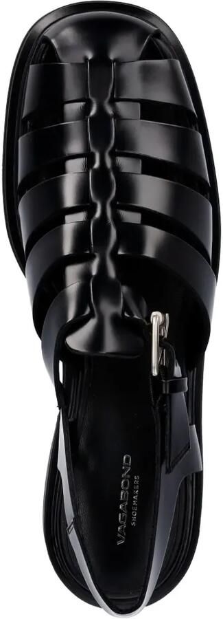 VAGABOND Ellis gekooide sandalen met gespsluiting Zwart - Foto 4