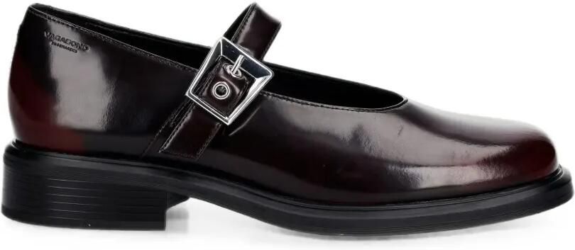 VAGABOND Ellis leren pumps Rood