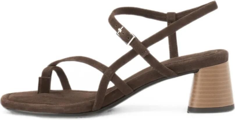 VAGABOND Evie sandalen met blokhak en bandjes Bruin